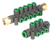 ข้อต่อลม ฟิตติ้งลม FR One-touch Fittings Manifold KRM SMC